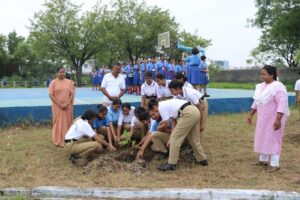 Tree Plantation by NCC Cadets